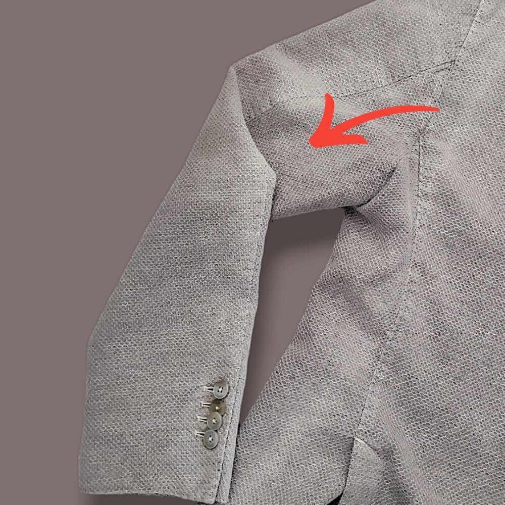 L.B.M. 1911 vintage made in Italy honeycomb textured blazer mens L/XL - Picture 9 of 13